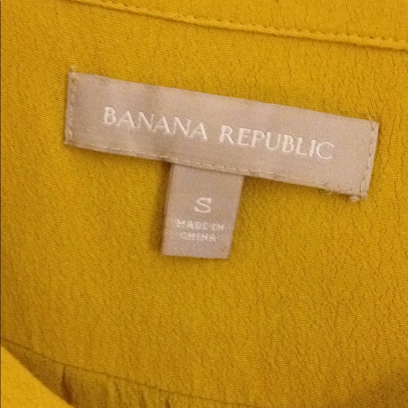 Banana Republic gold blouse - Picture 3 of 3